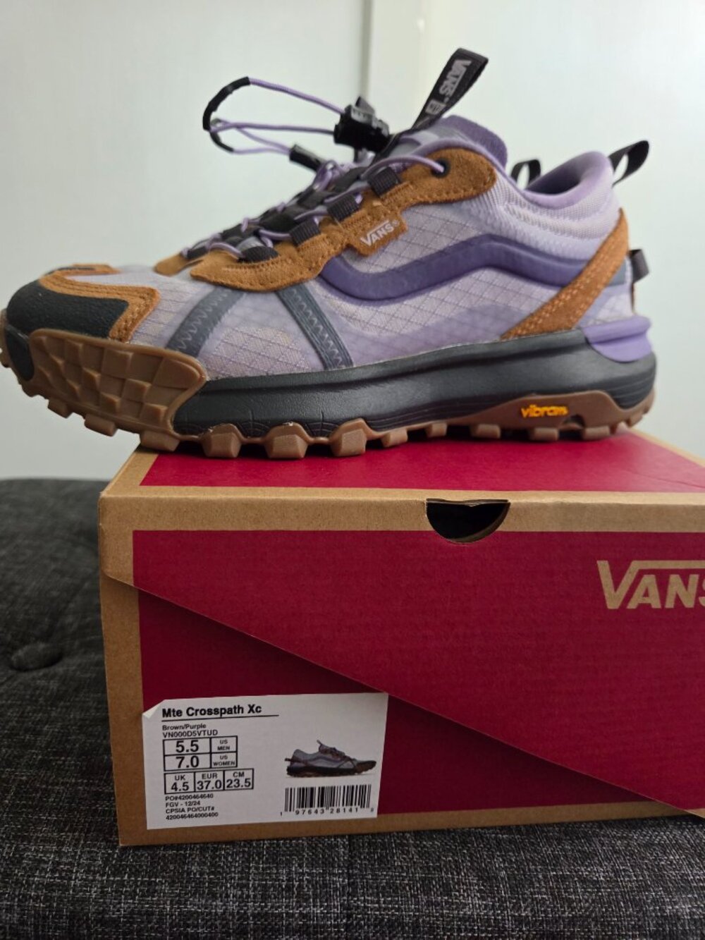 Vans MTE Crosspath Xc | Womens Size 7 | Purple/Brown - Picture 4 of 5